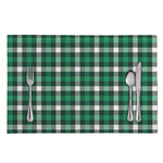 Saint Patrick's Day Stewart Plaid Print Placemat
