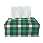 Saint Patrick's Day Stewart Plaid Print Rectangle Tissue Box Cover