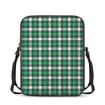 Saint Patrick's Day Stewart Plaid Print Rectangular Crossbody Bag