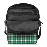 Saint Patrick's Day Stewart Plaid Print Rectangular Crossbody Bag