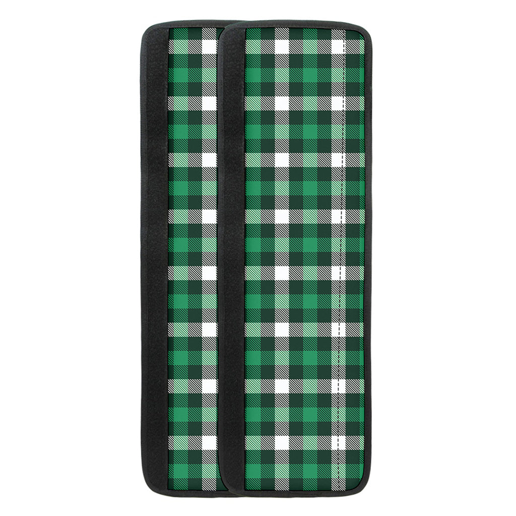 Saint Patrick's Day Stewart Plaid Print Refrigerator Handle Covers