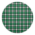 Saint Patrick's Day Stewart Plaid Print Round Blanket