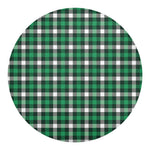 Saint Patrick's Day Stewart Plaid Print Round Blanket
