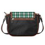 Saint Patrick's Day Stewart Plaid Print Saddle Bag
