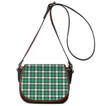 Saint Patrick's Day Stewart Plaid Print Saddle Bag