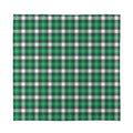 Saint Patrick's Day Stewart Plaid Print Silk Bandana