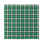 Saint Patrick's Day Stewart Plaid Print Silk Bandana