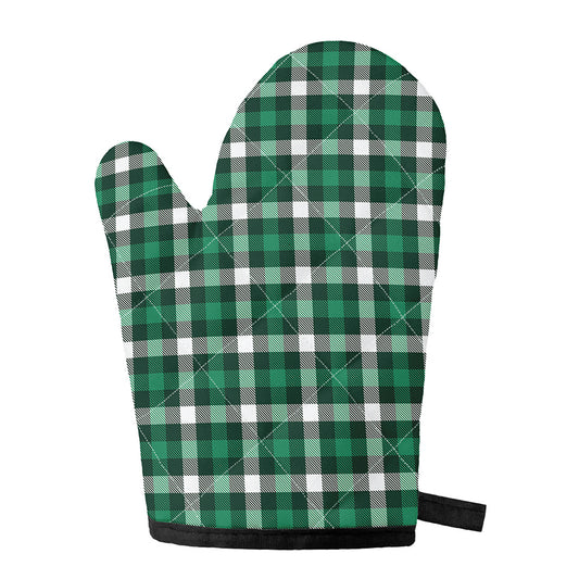 Saint Patrick's Day Stewart Plaid Print Single Oven Mitt