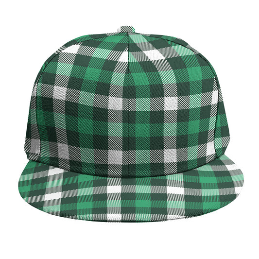 Saint Patrick's Day Stewart Plaid Print Snapback Cap