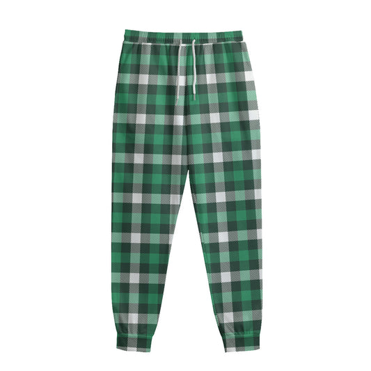 Saint Patrick's Day Stewart Plaid Print Sweatpants