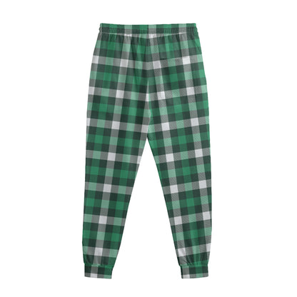 Saint Patrick's Day Stewart Plaid Print Sweatpants