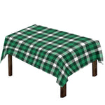 Saint Patrick's Day Stewart Plaid Print Tablecloth