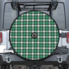 Saint Patrick's Day Stewart Plaid Print Tire Cover With Camera Hole