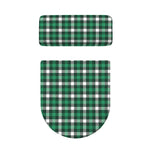 Saint Patrick's Day Stewart Plaid Print Toilet Lid And Tank Cover Set