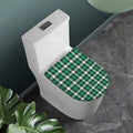 Saint Patrick's Day Stewart Plaid Print Toilet Lid Cover