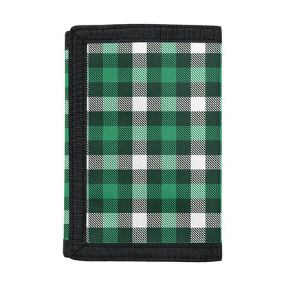 Saint Patrick's Day Stewart Plaid Print Trifold Wallet