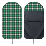 Saint Patrick's Day Stewart Plaid Print Waterproof Car Seat Cover