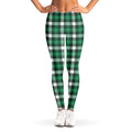 Saint Patrick's Day Stewart Plaid Print Women's Leggings