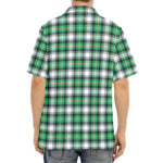Saint Patrick's Day Tartan Pattern Print Aloha Shirt
