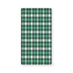Saint Patrick's Day Tartan Pattern Print Baby Crib Sheet