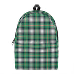 Saint Patrick's Day Tartan Pattern Print Backpack