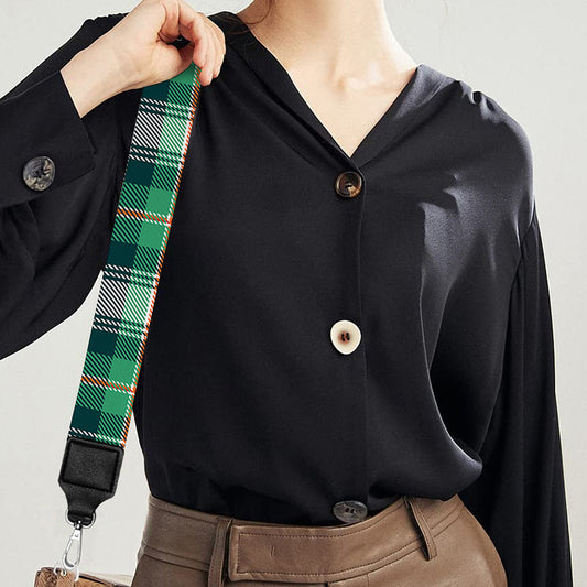 Saint Patrick's Day Tartan Pattern Print Bag Strap