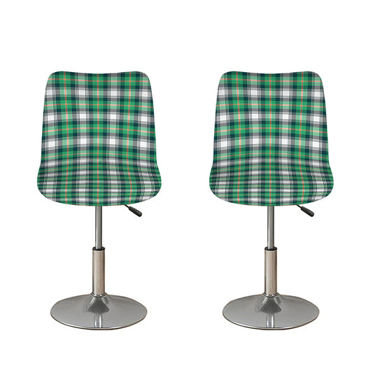 Saint Patrick's Day Tartan Pattern Print Bar Stool Covers