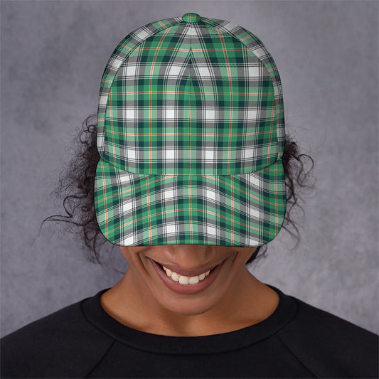 Saint Patrick's Day Tartan Pattern Print Baseball Cap