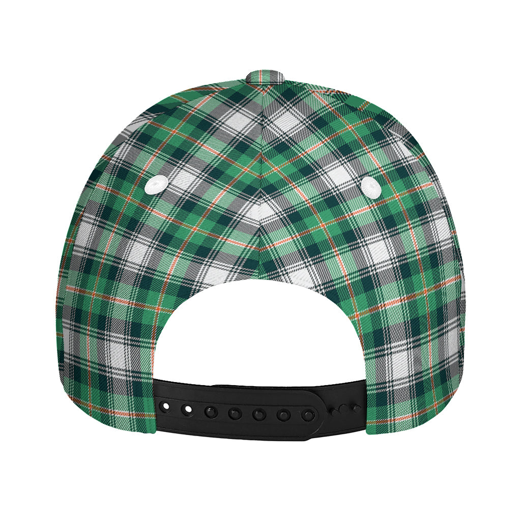 Saint Patrick's Day Tartan Pattern Print Baseball Cap