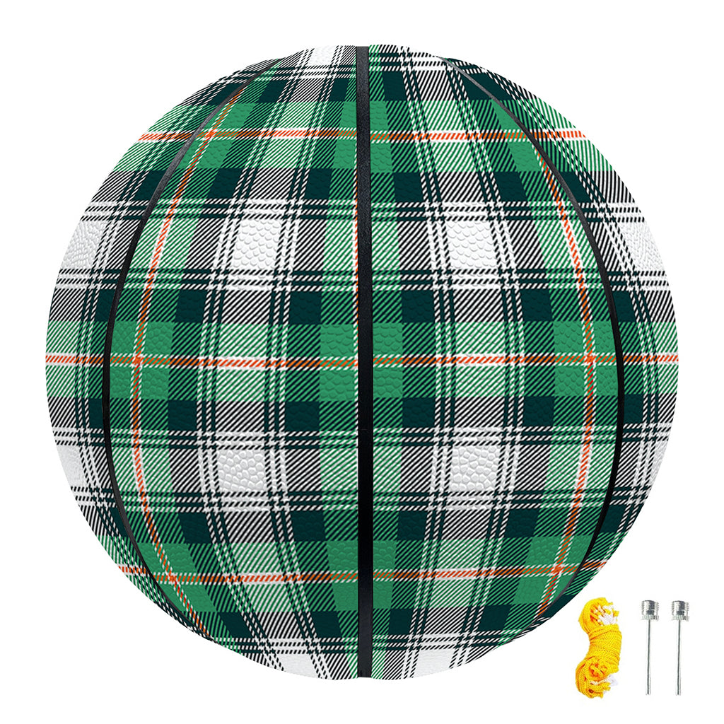 Saint Patrick's Day Tartan Pattern Print Basketball