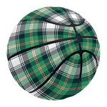 Saint Patrick's Day Tartan Pattern Print Basketball