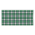 Saint Patrick's Day Tartan Pattern Print Beach Towel