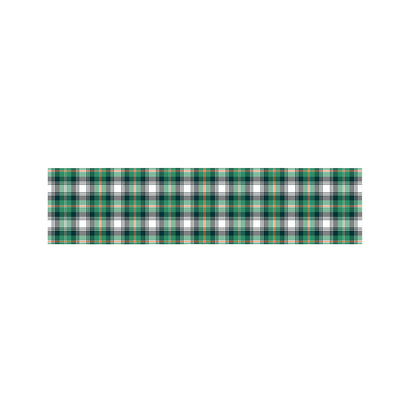 Saint Patrick's Day Tartan Pattern Print Bed Runner
