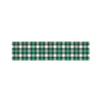 Saint Patrick's Day Tartan Pattern Print Bed Runner