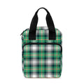 Saint Patrick's Day Tartan Pattern Print Bible Tote Bag