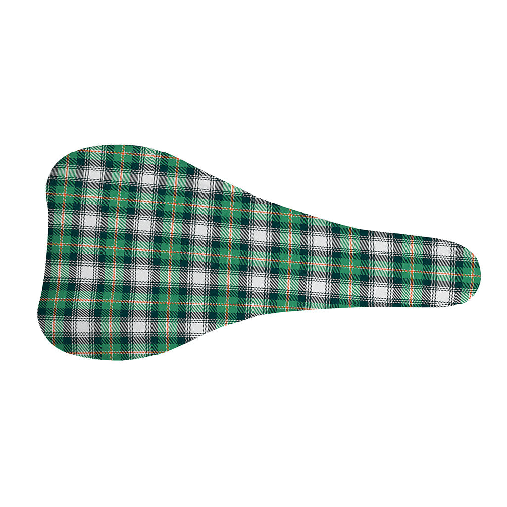 Saint Patrick's Day Tartan Pattern Print Bicycle Seat Cover
