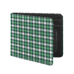 Saint Patrick's Day Tartan Pattern Print Bifold Wallet