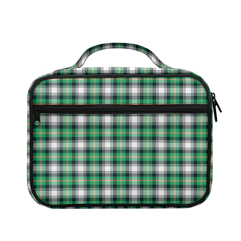 Saint Patrick's Day Tartan Pattern Print Briefcase Bible Bag