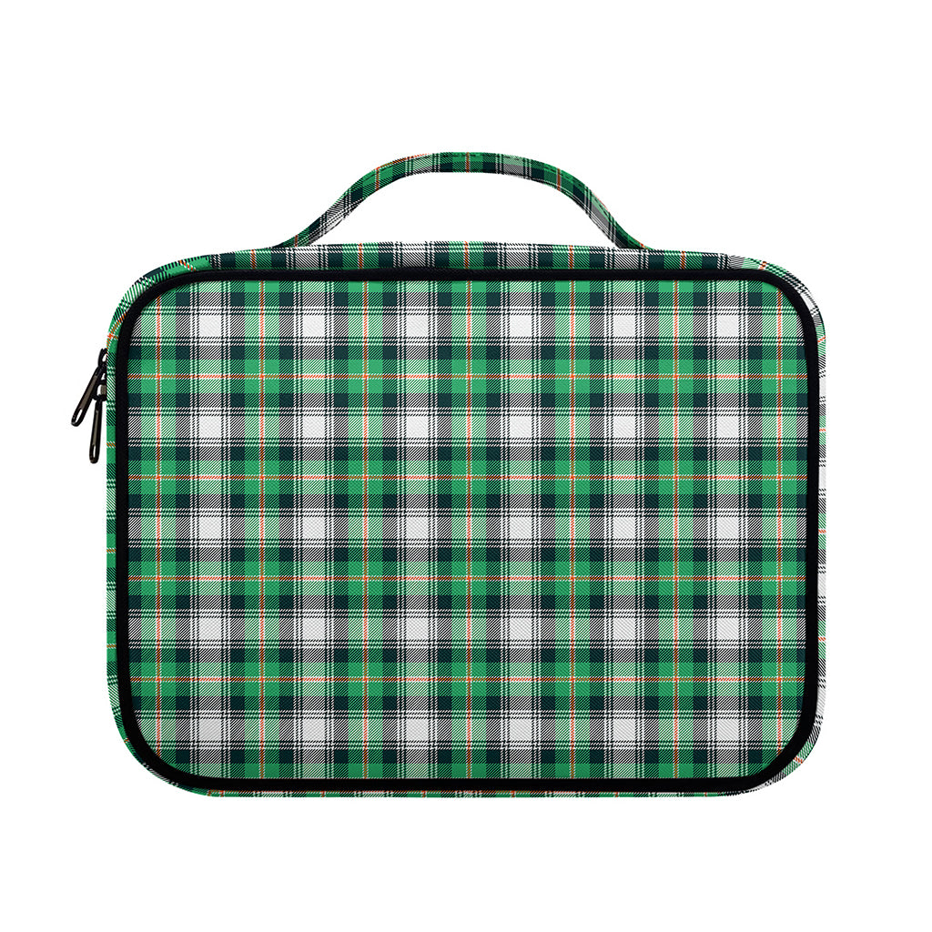 Saint Patrick's Day Tartan Pattern Print Briefcase Bible Bag
