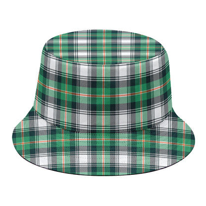 Saint Patrick's Day Tartan Pattern Print Bucket Hat