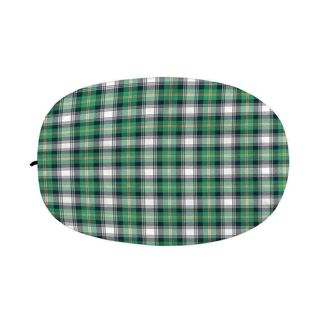 Saint Patrick's Day Tartan Pattern Print Car Side Mirror Covers