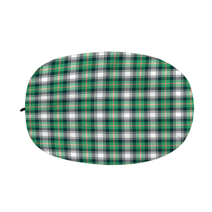Saint Patrick's Day Tartan Pattern Print Car Side Mirror Covers