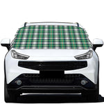 Saint Patrick's Day Tartan Pattern Print Car Windshield Snow Cover