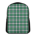 Saint Patrick's Day Tartan Pattern Print Casual Backpack