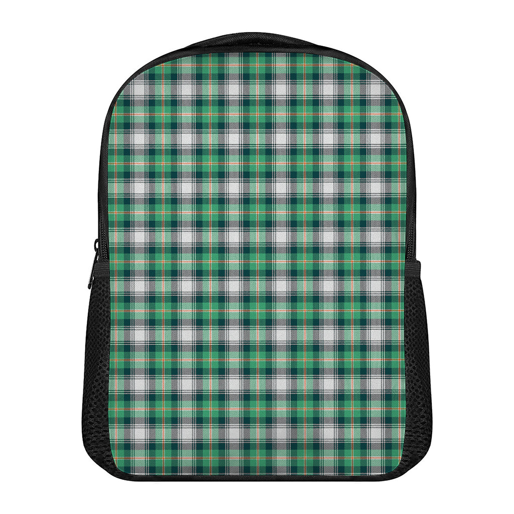 Saint Patrick's Day Tartan Pattern Print Casual Backpack