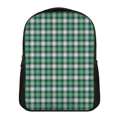 Saint Patrick's Day Tartan Pattern Print Casual Backpack
