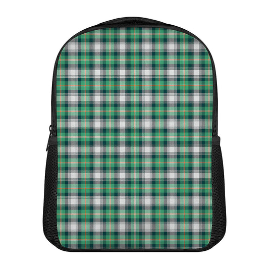 Saint Patrick's Day Tartan Pattern Print Casual Backpack