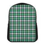Saint Patrick's Day Tartan Pattern Print Casual Backpack