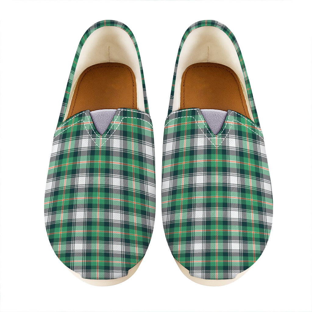 Saint Patrick's Day Tartan Pattern Print Casual Shoes