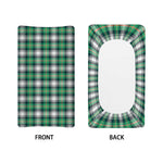 Saint Patrick's Day Tartan Pattern Print Changing Pad Cover